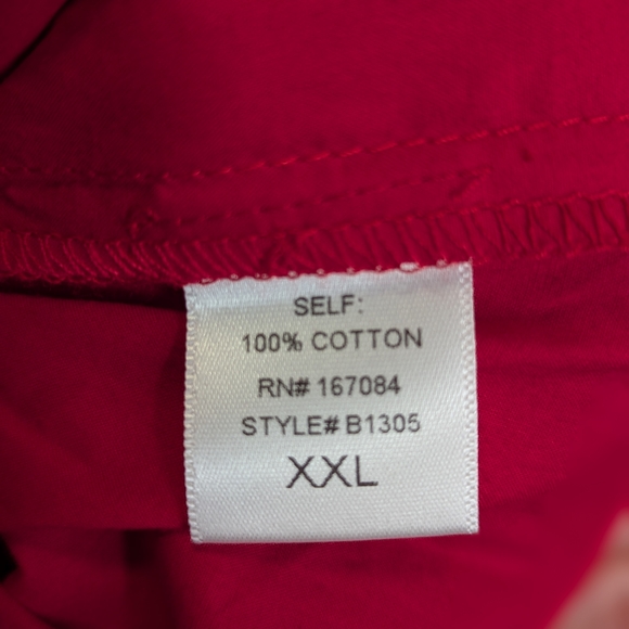 NWT Tuckernuck Women's Red Chessie Shirt Dress Size XXL 100% Cotton Luxury Chic - Picture 9 of 13